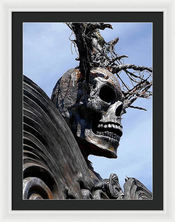 Skull Warrior - Framed Print - Fry1Productions