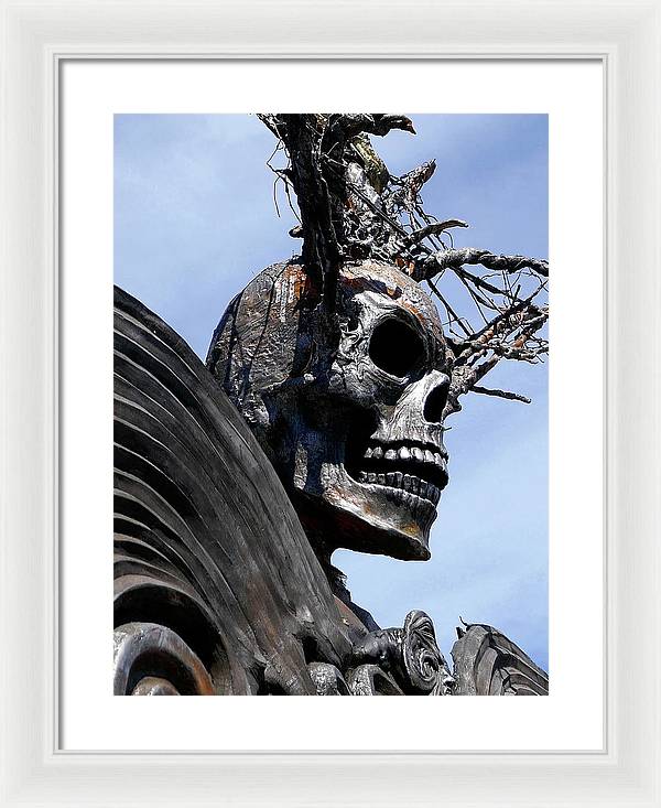 Skull Warrior - Framed Print - Fry1Productions