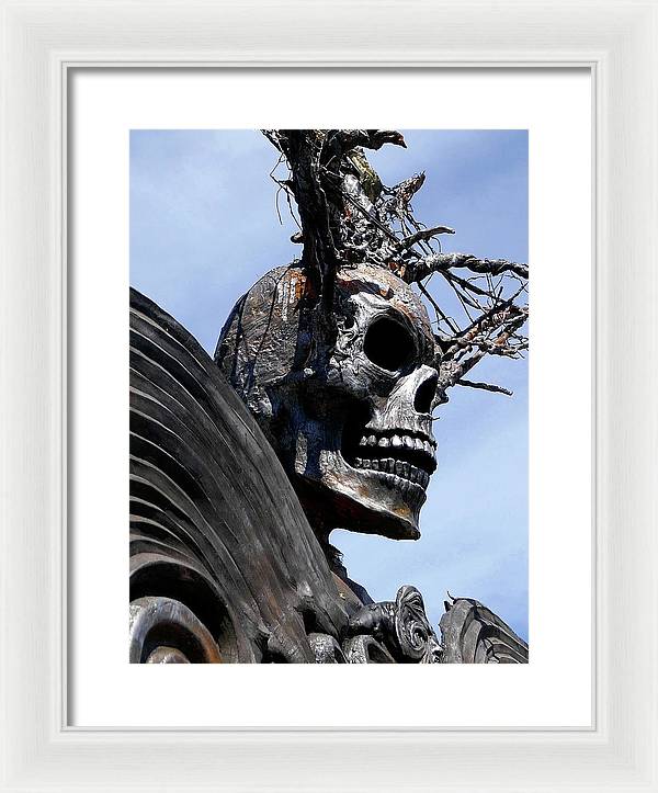 Skull Warrior - Framed Print - Fry1Productions