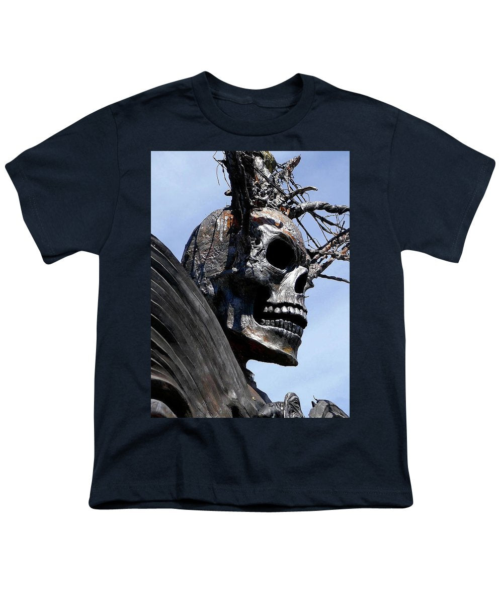 Skull Warrior - Youth T-Shirt - Fry1Productions
