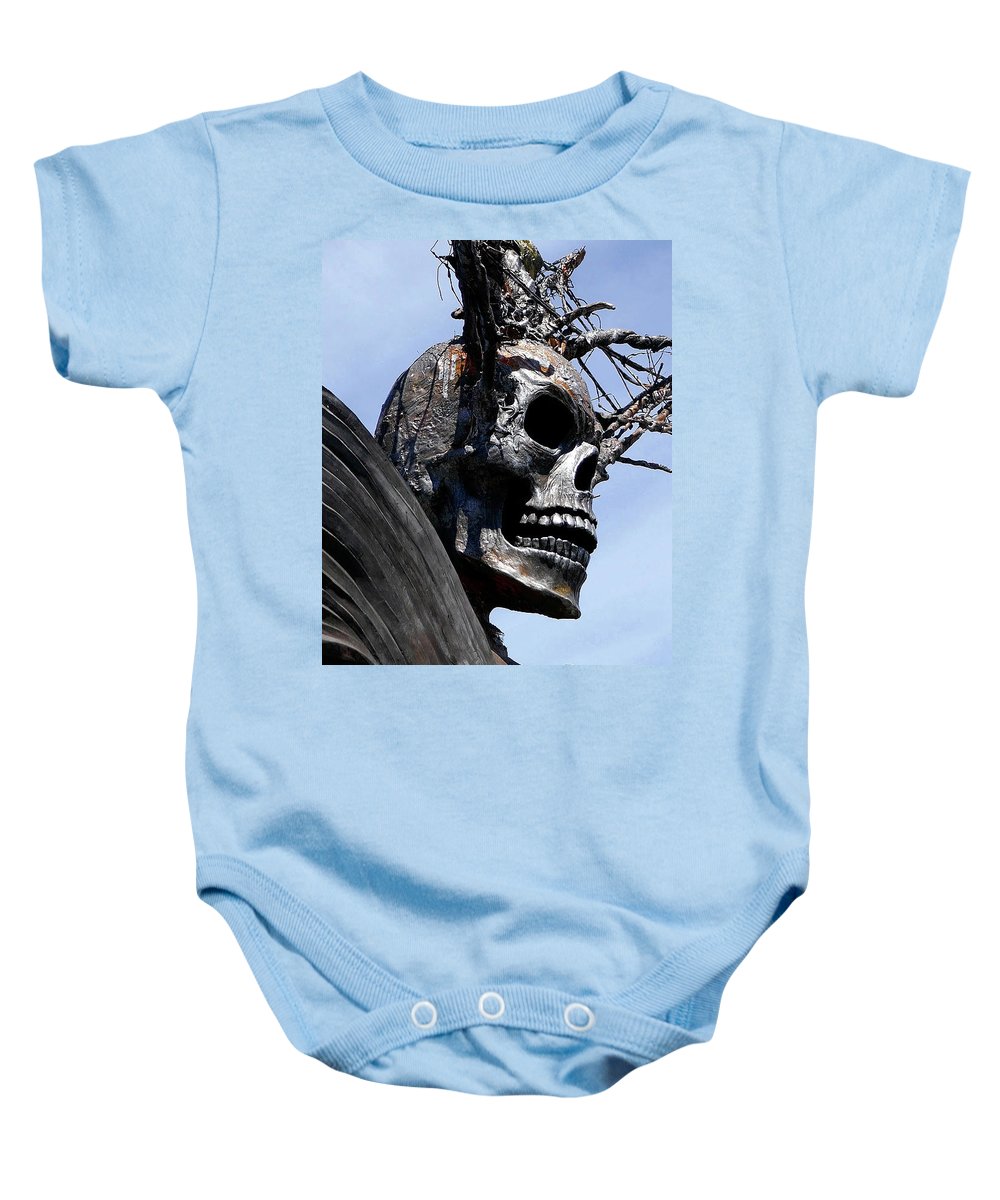 Skull Warrior - Baby Onesie - Fry1Productions