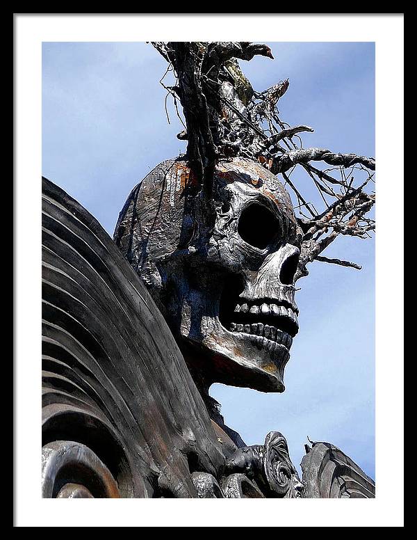 Skull Warrior - Framed Print - Fry1Productions