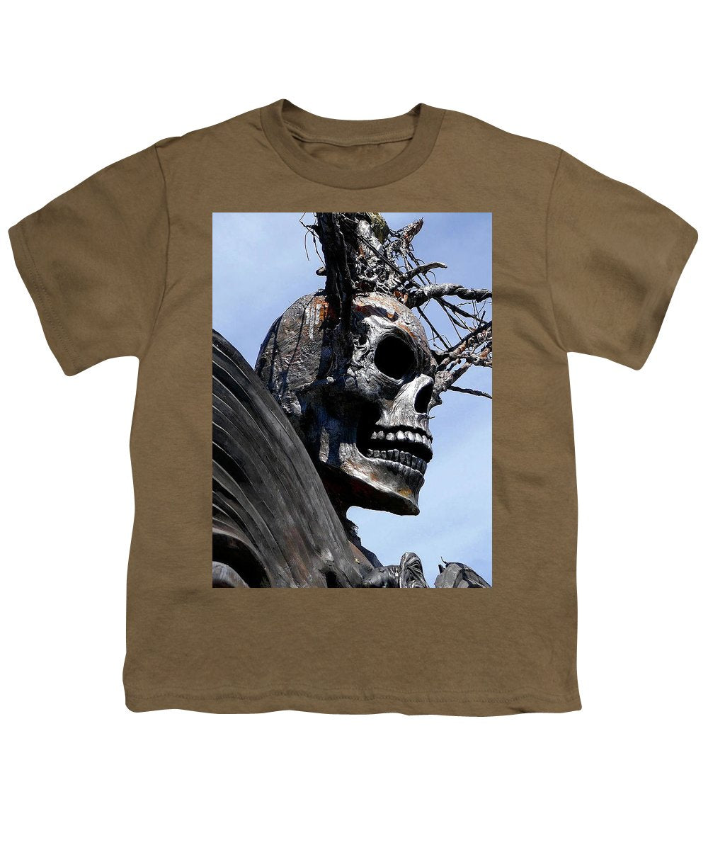 Skull Warrior - Youth T-Shirt - Fry1Productions