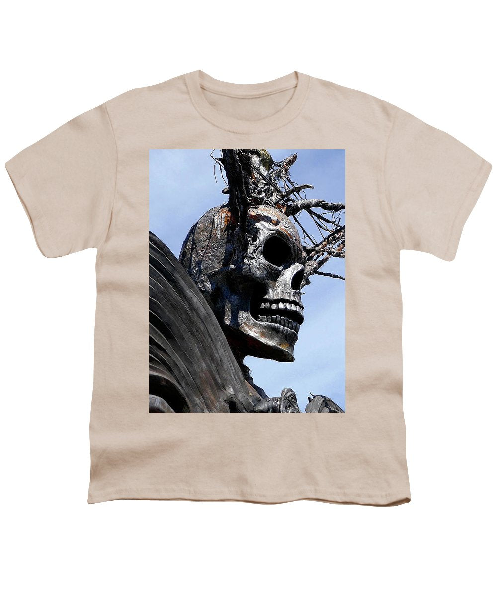 Skull Warrior - Youth T-Shirt - Fry1Productions