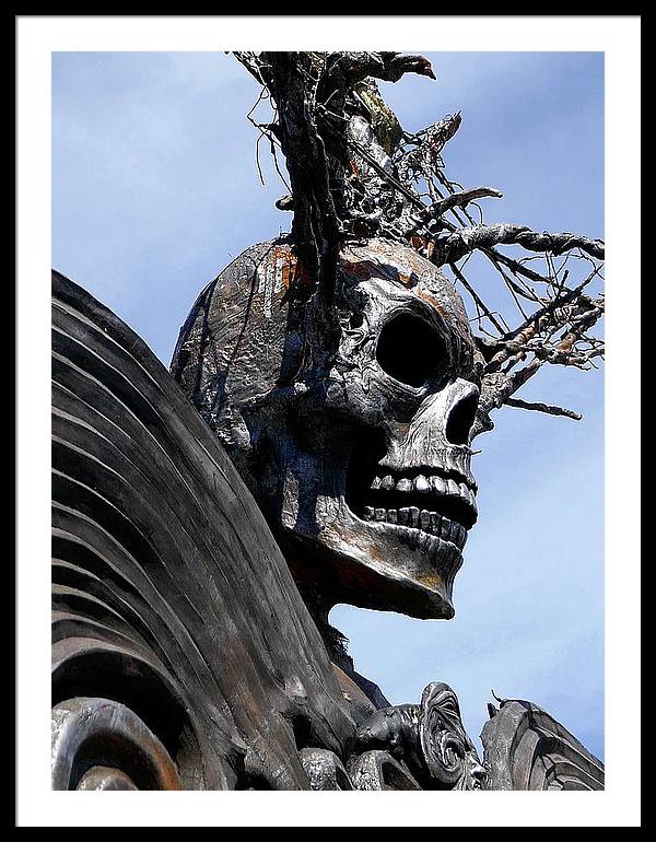 Skull Warrior - Framed Print - Fry1Productions