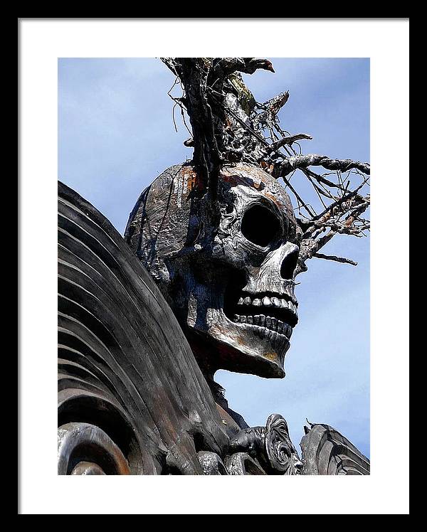 Skull Warrior - Framed Print - Fry1Productions