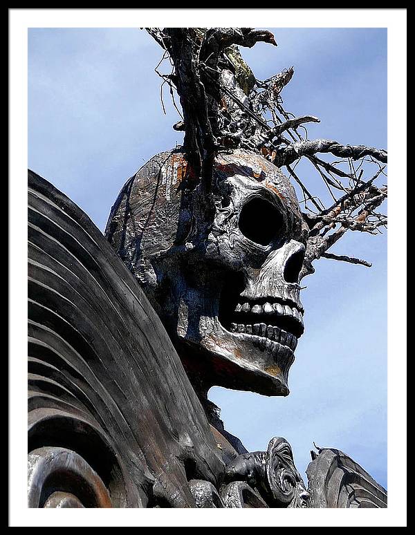 Skull Warrior - Framed Print - Fry1Productions