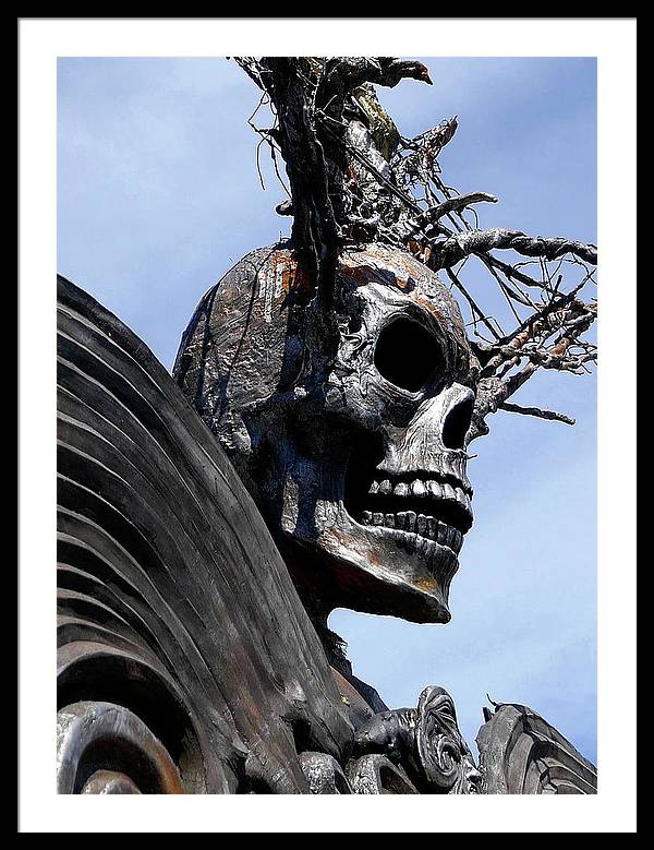 Skull Warrior - Framed Print - Fry1Productions