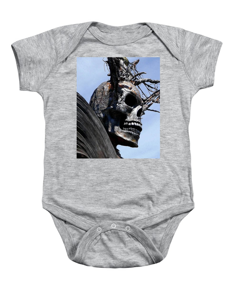 Skull Warrior - Baby Onesie - Fry1Productions