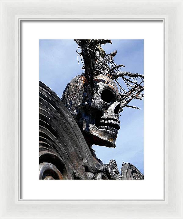 Skull Warrior - Framed Print - Fry1Productions
