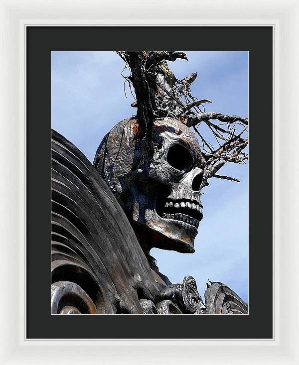 Skull Warrior - Framed Print - Fry1Productions