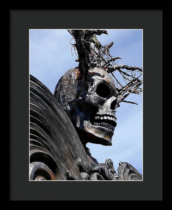 Skull Warrior - Framed Print - Fry1Productions
