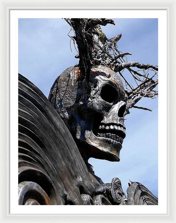 Skull Warrior - Framed Print - Fry1Productions