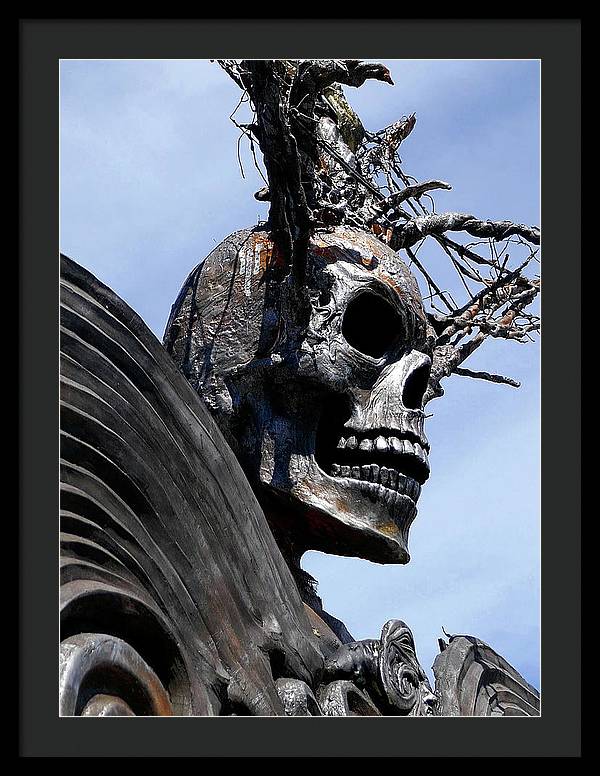 Skull Warrior - Framed Print - Fry1Productions