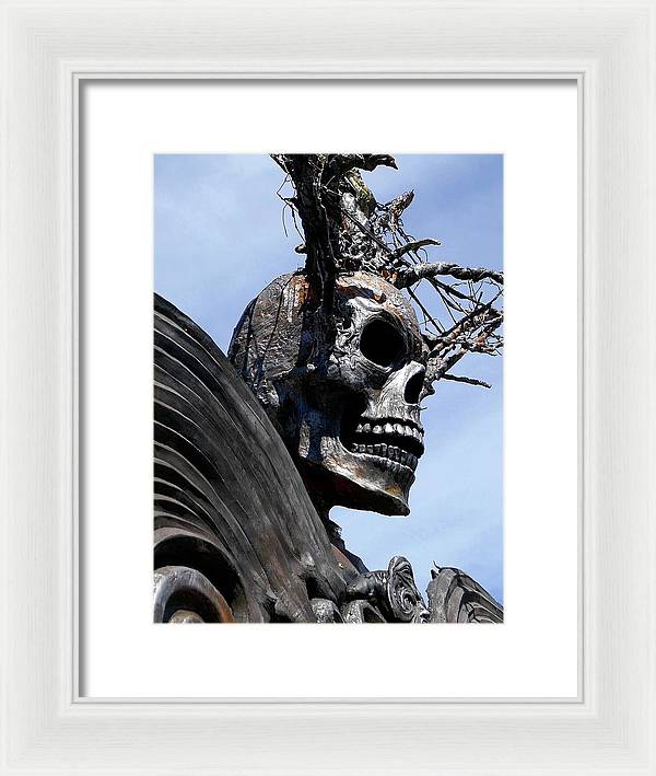 Skull Warrior - Framed Print - Fry1Productions
