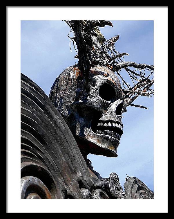 Skull Warrior - Framed Print - Fry1Productions