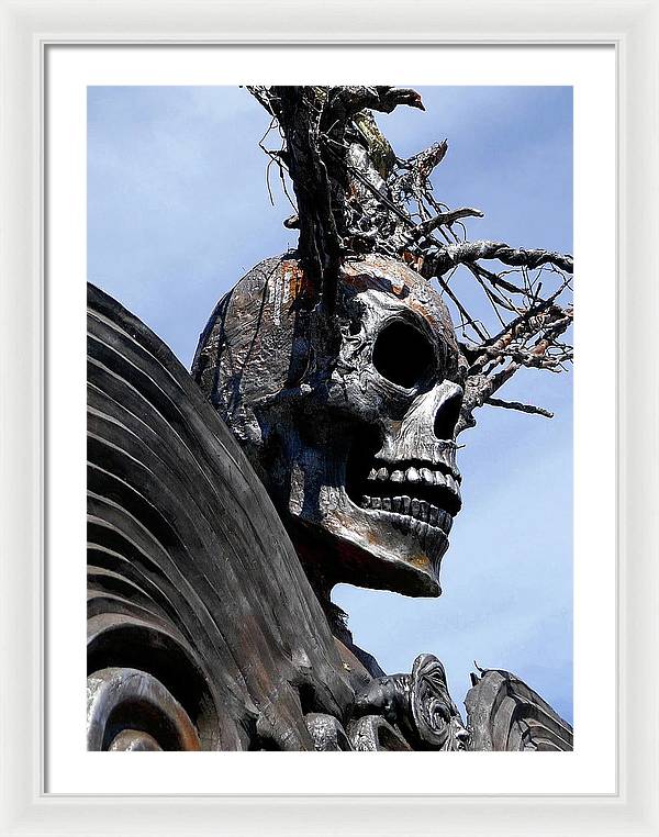 Skull Warrior - Framed Print - Fry1Productions