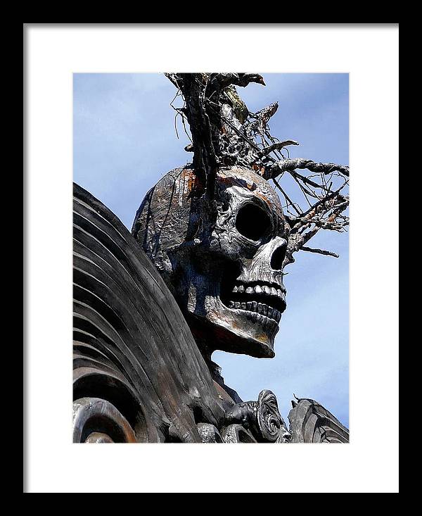 Skull Warrior - Framed Print - Fry1Productions