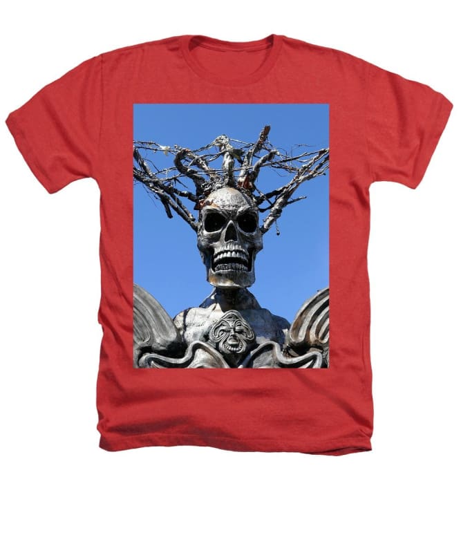 "Skull Warrior Stare" - Heathers T-Shirt - Fry1Productions