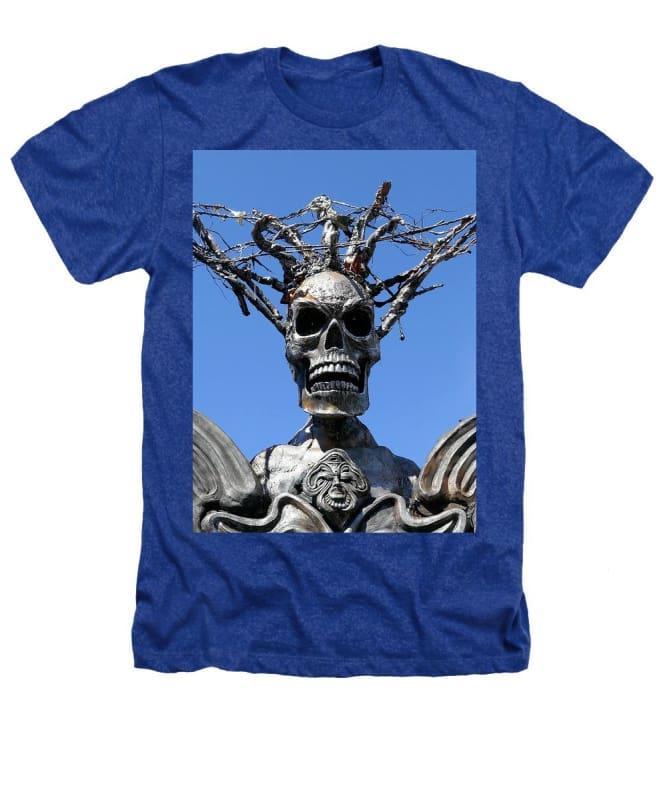 "Skull Warrior Stare" - Heathers T-Shirt - Fry1Productions