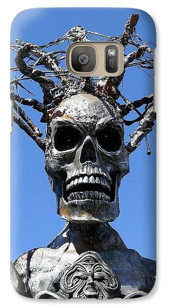 "Skull Warrior Stare" - Phone Case - Fry1Productions