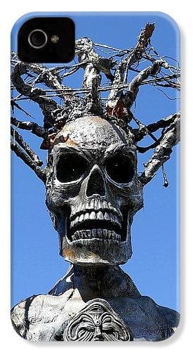 "Skull Warrior Stare" - Phone Case - Fry1Productions