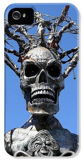"Skull Warrior Stare" - Phone Case - Fry1Productions