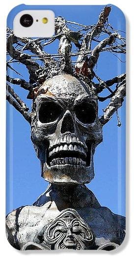 "Skull Warrior Stare" - Phone Case - Fry1Productions