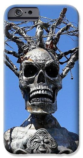 "Skull Warrior Stare" - Phone Case - Fry1Productions