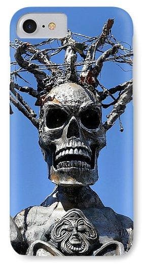 "Skull Warrior Stare" - Phone Case - Fry1Productions