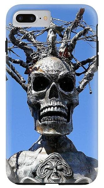 "Skull Warrior Stare" - Phone Case - Fry1Productions