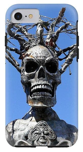 "Skull Warrior Stare" - Phone Case - Fry1Productions