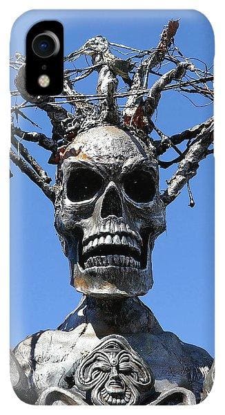 "Skull Warrior Stare" - Phone Case - Fry1Productions