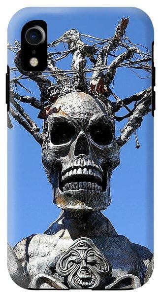 "Skull Warrior Stare" - Phone Case - Fry1Productions
