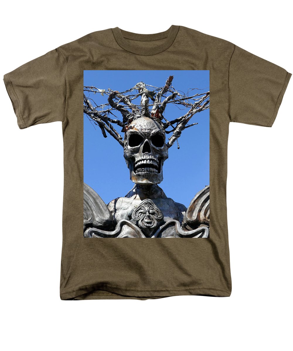 Skull Warrior Stare - Men's T-Shirt (Regular Fit) - Fry1Productions