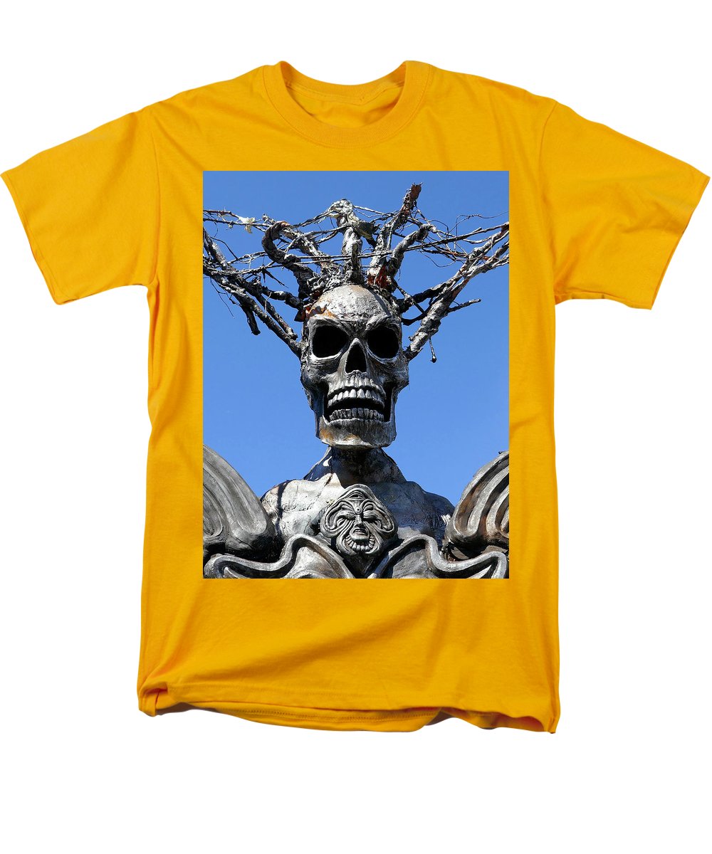 Skull Warrior Stare - Men's T-Shirt (Regular Fit) - Fry1Productions