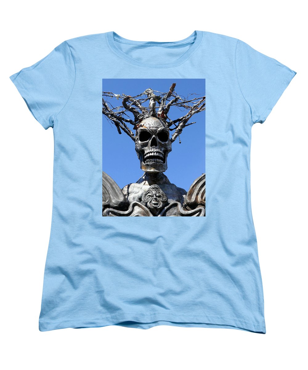 Skull Warrior Stare - Women's T-Shirt (Standard Fit) - Fry1Productions