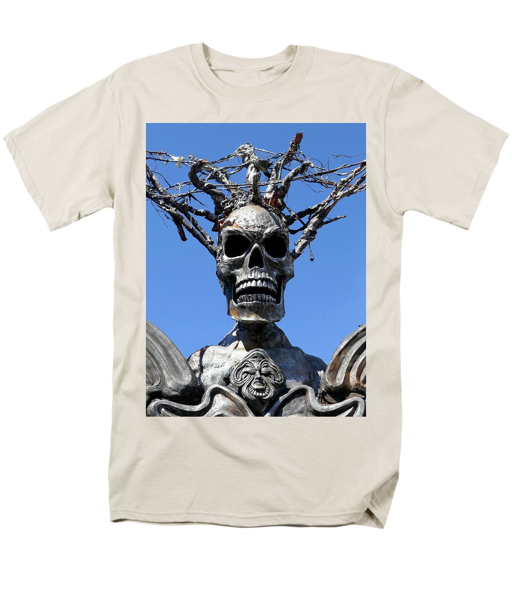 Skull Warrior Stare - Men's T-Shirt (Regular Fit) - Fry1Productions