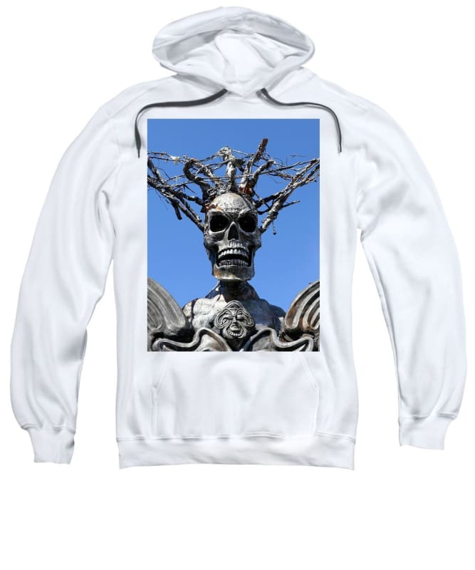 Skull Warrior Stare - Hooded Sweatshirt - Fry1Productions