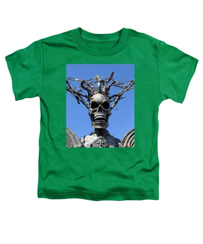 Skull Warrior Stare - Toddler T-Shirt - Fry1Productions