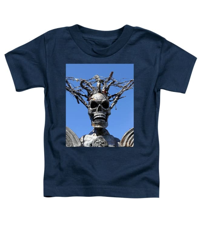 Skull Warrior Stare - Toddler T-Shirt - Fry1Productions