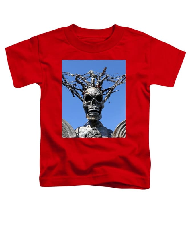 Skull Warrior Stare - Toddler T-Shirt - Fry1Productions