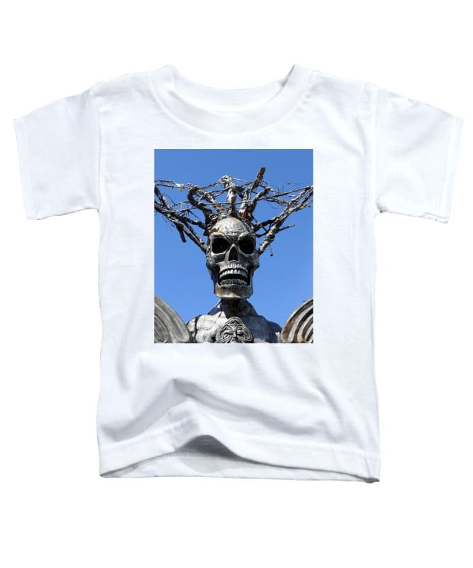 Skull Warrior Stare - Toddler T-Shirt - Fry1Productions