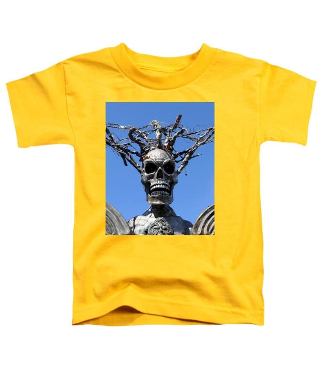 Skull Warrior Stare - Toddler T-Shirt - Fry1Productions