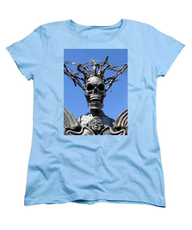 Skull Warrior Stare - Women's T-Shirt (Standard Fit) - Fry1Productions