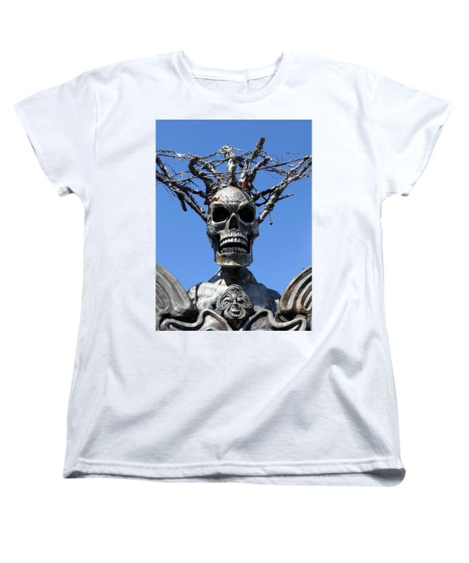 Skull Warrior Stare - Women's T-Shirt (Standard Fit) - Fry1Productions