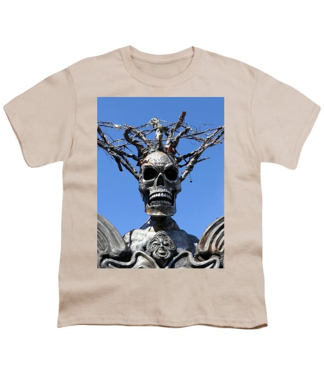 "Skull Warrior Stare" - Youth T-Shirt - Fry1Productions