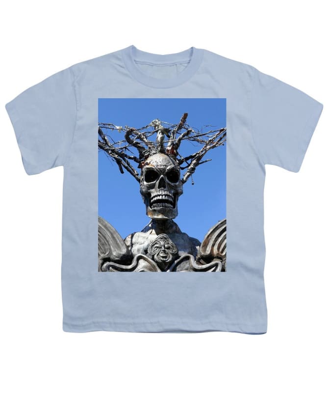 "Skull Warrior Stare" - Youth T-Shirt - Fry1Productions
