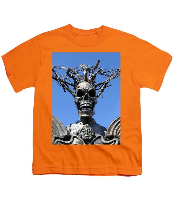 "Skull Warrior Stare" - Youth T-Shirt - Fry1Productions