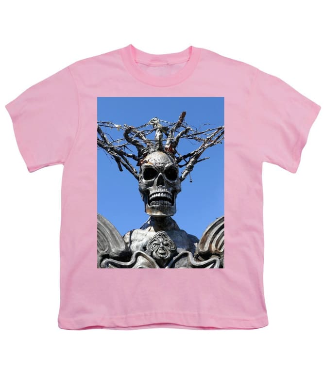 "Skull Warrior Stare" - Youth T-Shirt - Fry1Productions